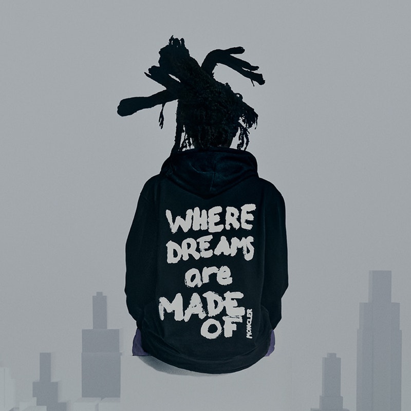 Moncler Genius x Alicia Keys jerseys with Empire State of Mind lyrics and NYC-inspired design